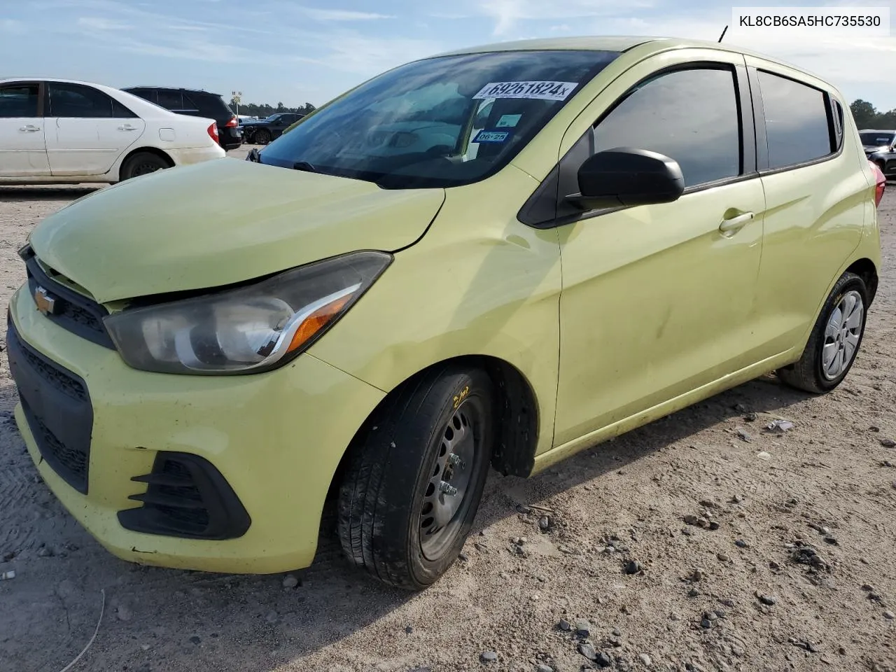 2017 Chevrolet Spark Ls VIN: KL8CB6SA5HC735530 Lot: 69261824