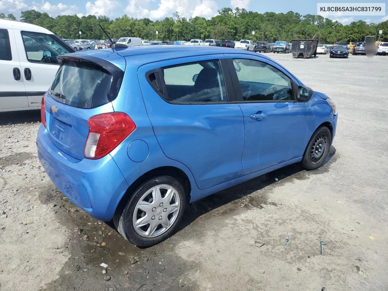 2017 Chevrolet Spark Ls VIN: KL8CB6SA3HC831799 Lot: 69279574