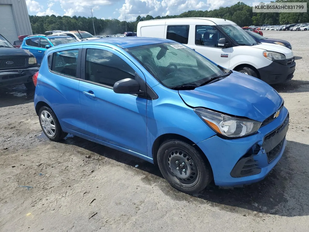 2017 Chevrolet Spark Ls VIN: KL8CB6SA3HC831799 Lot: 69279574