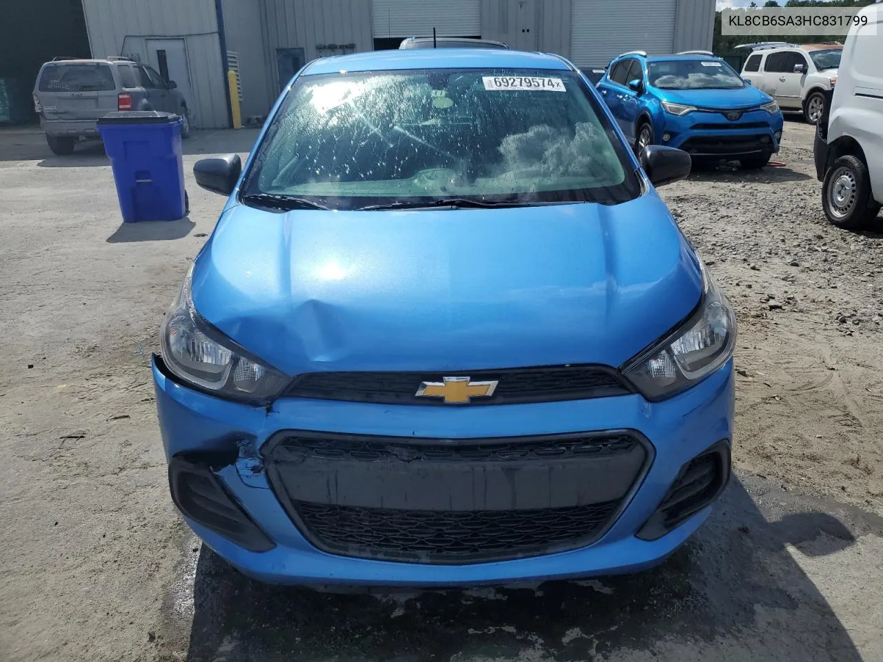 2017 Chevrolet Spark Ls VIN: KL8CB6SA3HC831799 Lot: 69279574