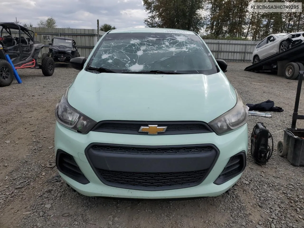 2017 Chevrolet Spark Ls VIN: KL8CB6SA3HC749295 Lot: 69537034