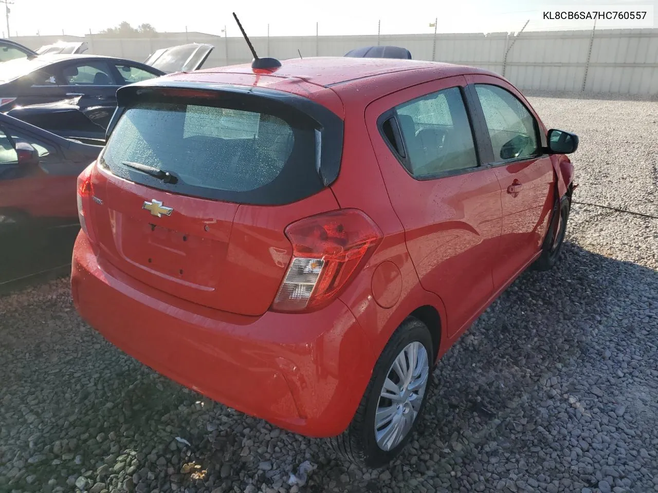 2017 Chevrolet Spark Ls VIN: KL8CB6SA7HC760557 Lot: 70240454