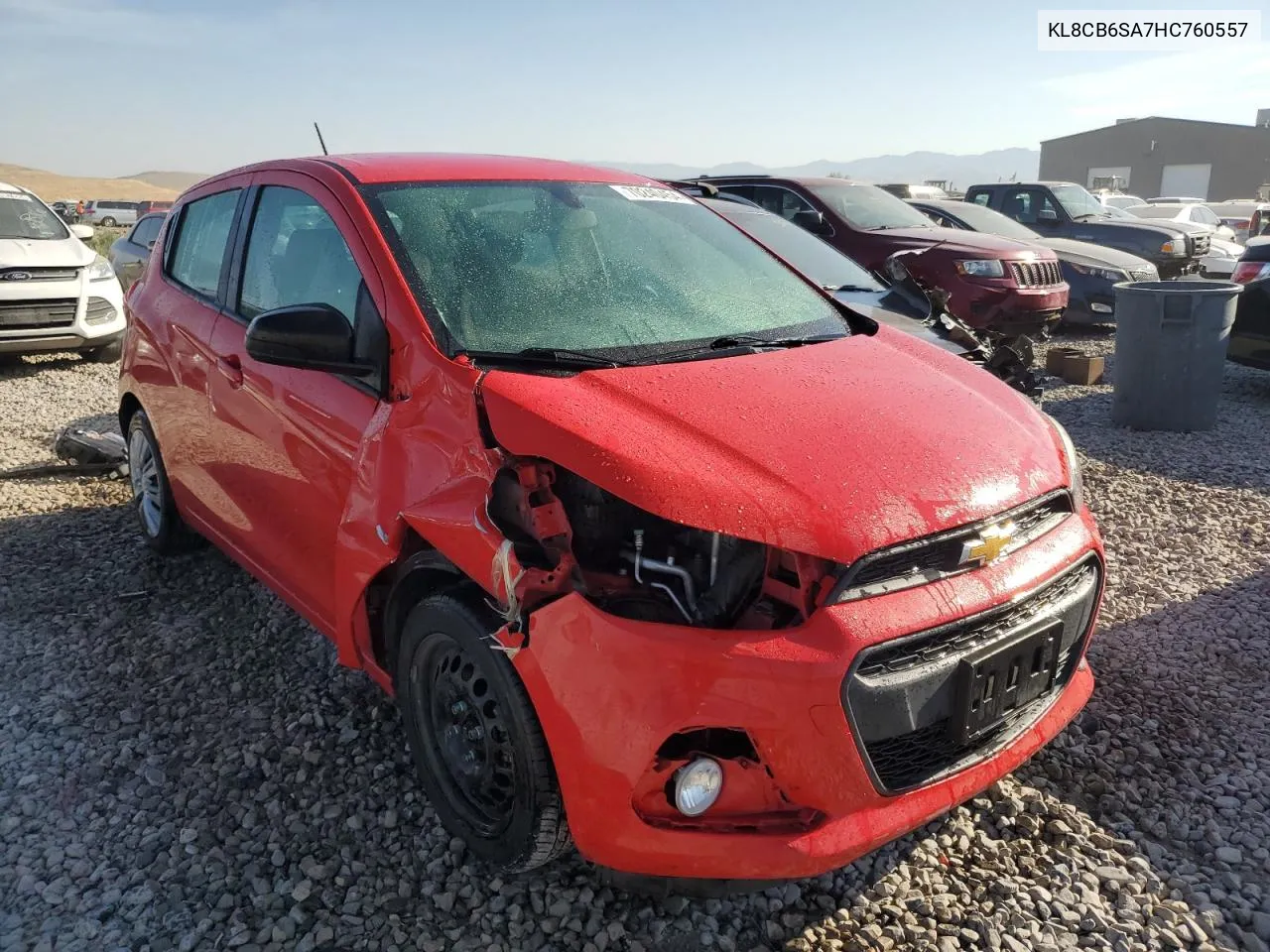 2017 Chevrolet Spark Ls VIN: KL8CB6SA7HC760557 Lot: 70240454