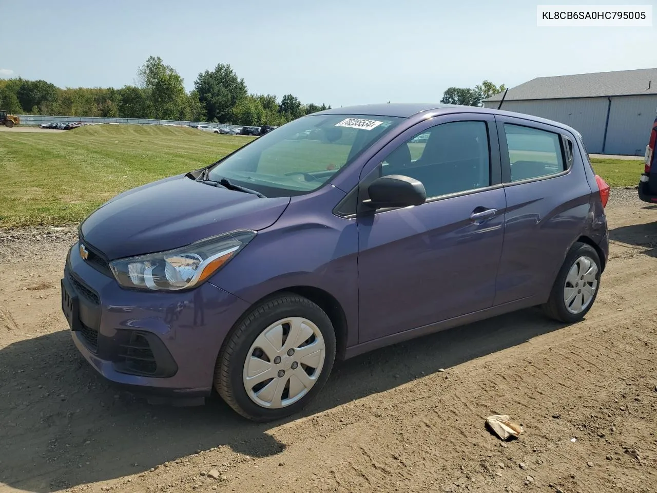 2017 Chevrolet Spark Ls VIN: KL8CB6SA0HC795005 Lot: 70255534