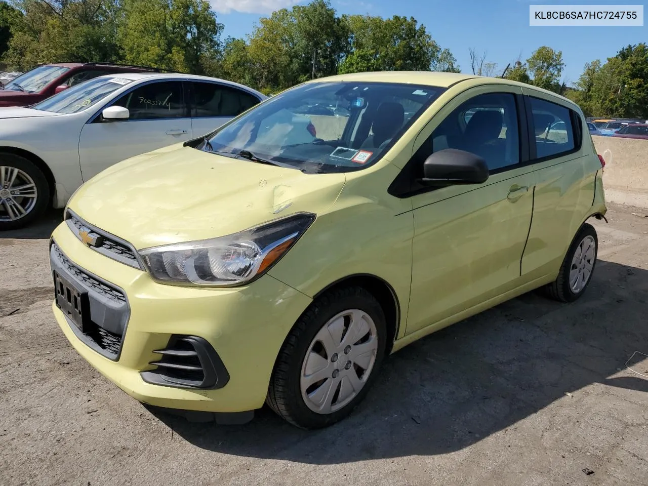 2017 Chevrolet Spark Ls VIN: KL8CB6SA7HC724755 Lot: 70301314