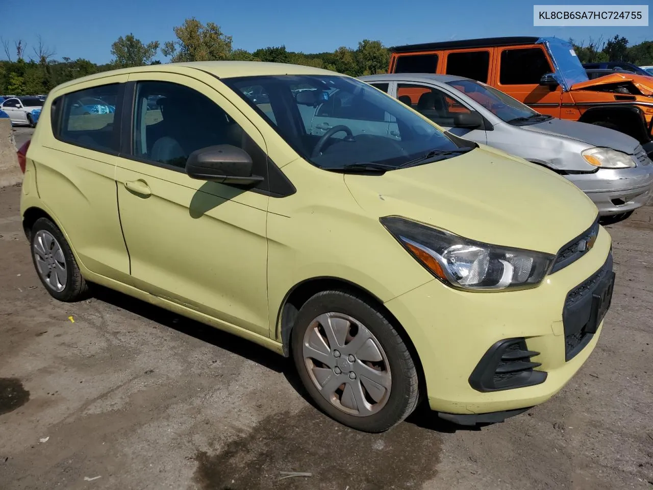 2017 Chevrolet Spark Ls VIN: KL8CB6SA7HC724755 Lot: 70301314