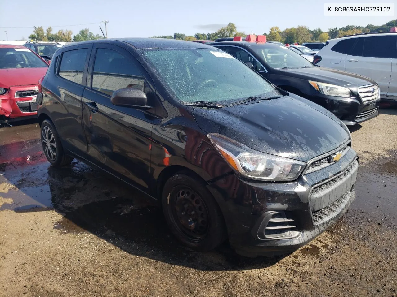 2017 Chevrolet Spark Ls VIN: KL8CB6SA9HC729102 Lot: 71196424