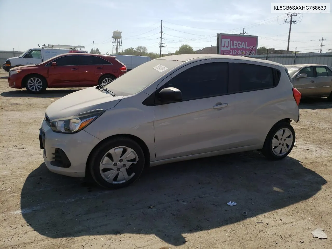 2017 Chevrolet Spark Ls VIN: KL8CB6SAXHC758639 Lot: 71284384