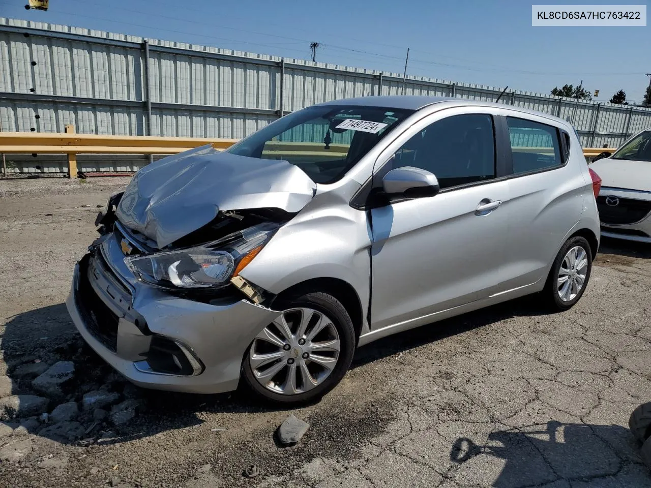 2017 Chevrolet Spark 1Lt VIN: KL8CD6SA7HC763422 Lot: 71497724