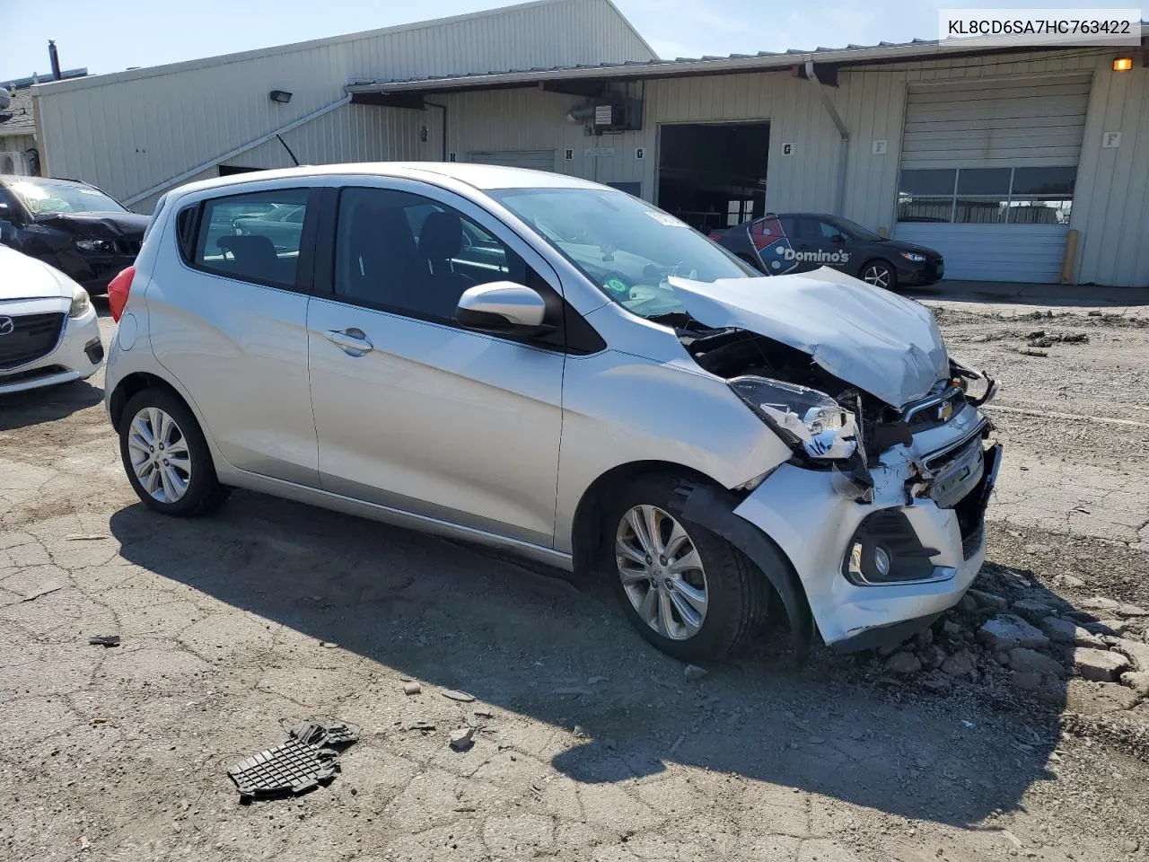 2017 Chevrolet Spark 1Lt VIN: KL8CD6SA7HC763422 Lot: 71497724