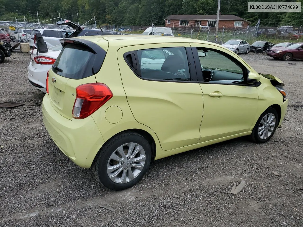 2017 Chevrolet Spark 1Lt VIN: KL8CD6SA3HC774899 Lot: 71522644