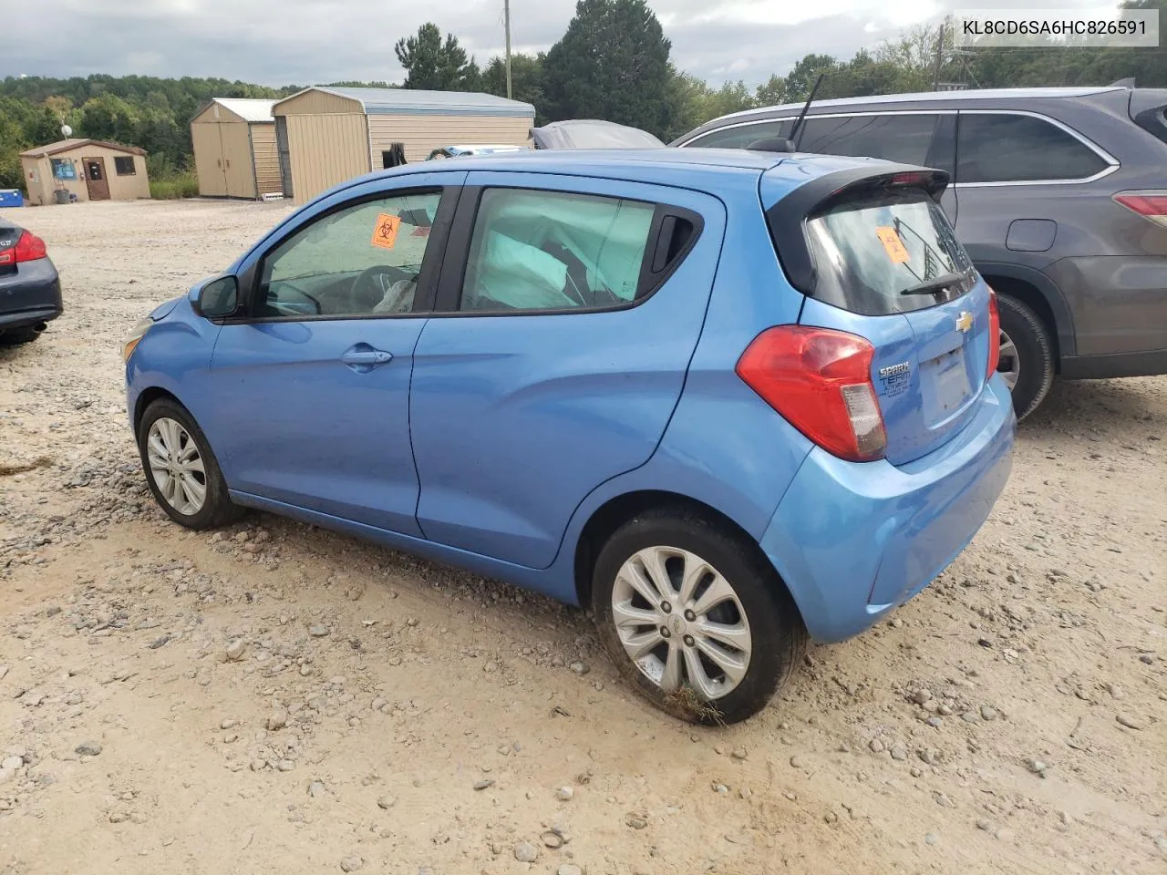 2017 Chevrolet Spark 1Lt VIN: KL8CD6SA6HC826591 Lot: 71661034