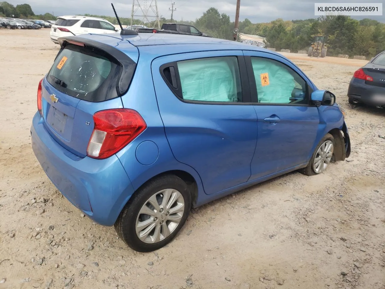 2017 Chevrolet Spark 1Lt VIN: KL8CD6SA6HC826591 Lot: 71661034