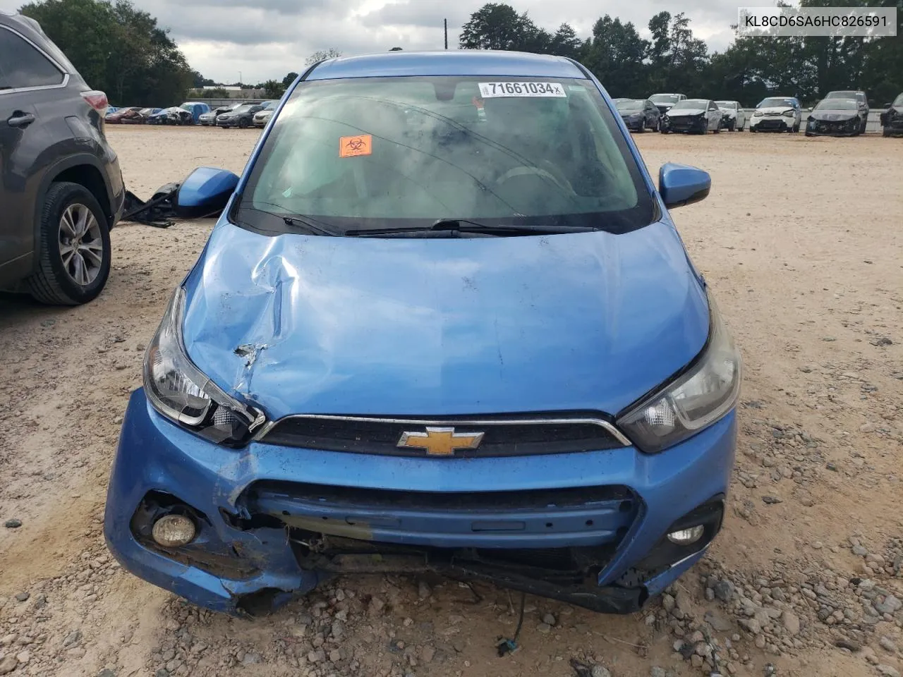 KL8CD6SA6HC826591 2017 Chevrolet Spark 1Lt