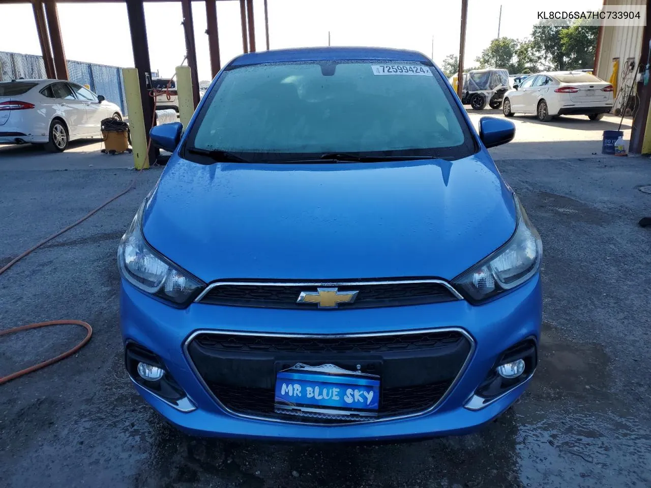 2017 Chevrolet Spark 1Lt VIN: KL8CD6SA7HC733904 Lot: 72599424