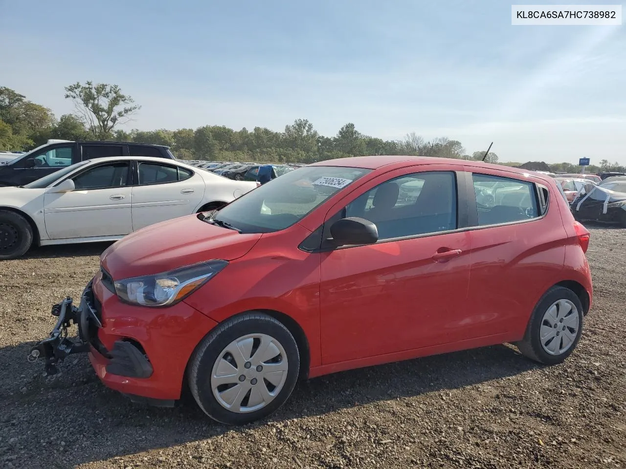 2017 Chevrolet Spark Ls VIN: KL8CA6SA7HC738982 Lot: 72906254