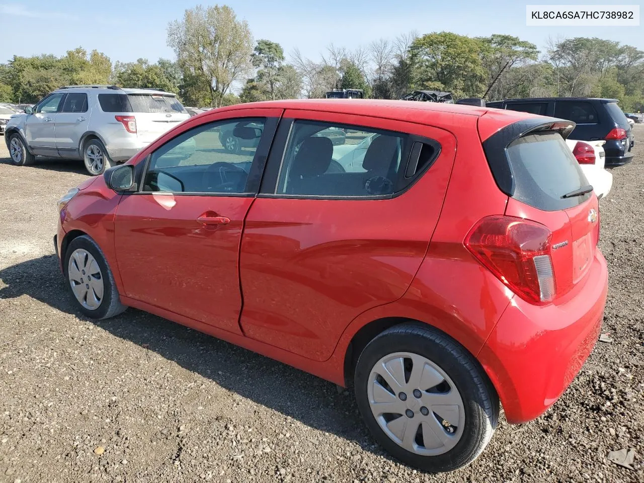 2017 Chevrolet Spark Ls VIN: KL8CA6SA7HC738982 Lot: 72906254