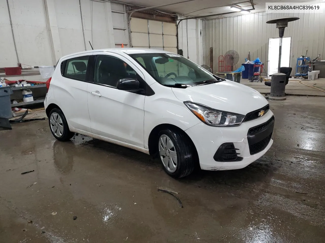 2017 Chevrolet Spark Ls VIN: KL8CB6SA4HC839619 Lot: 72917164