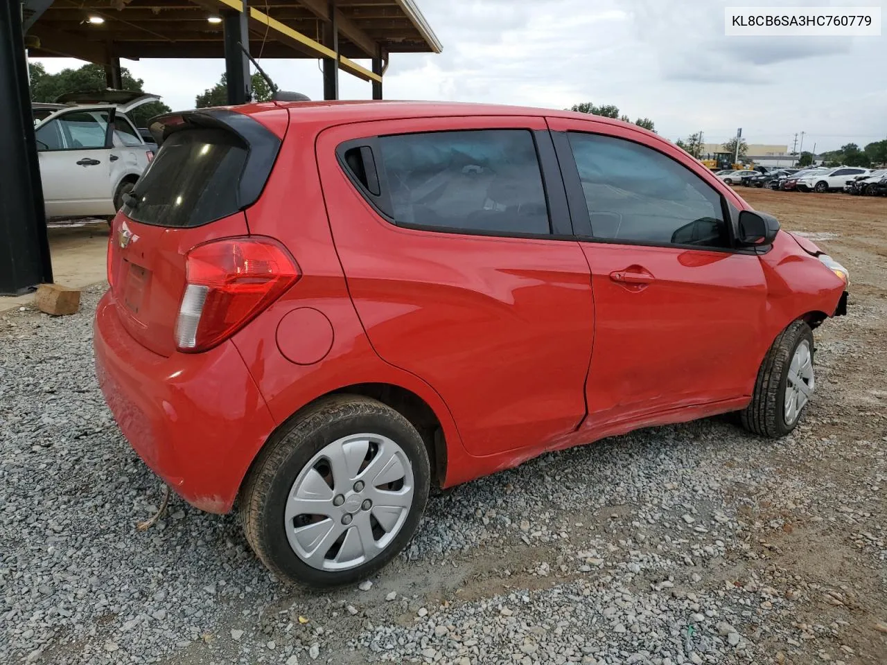 2017 Chevrolet Spark Ls VIN: KL8CB6SA3HC760779 Lot: 72934144