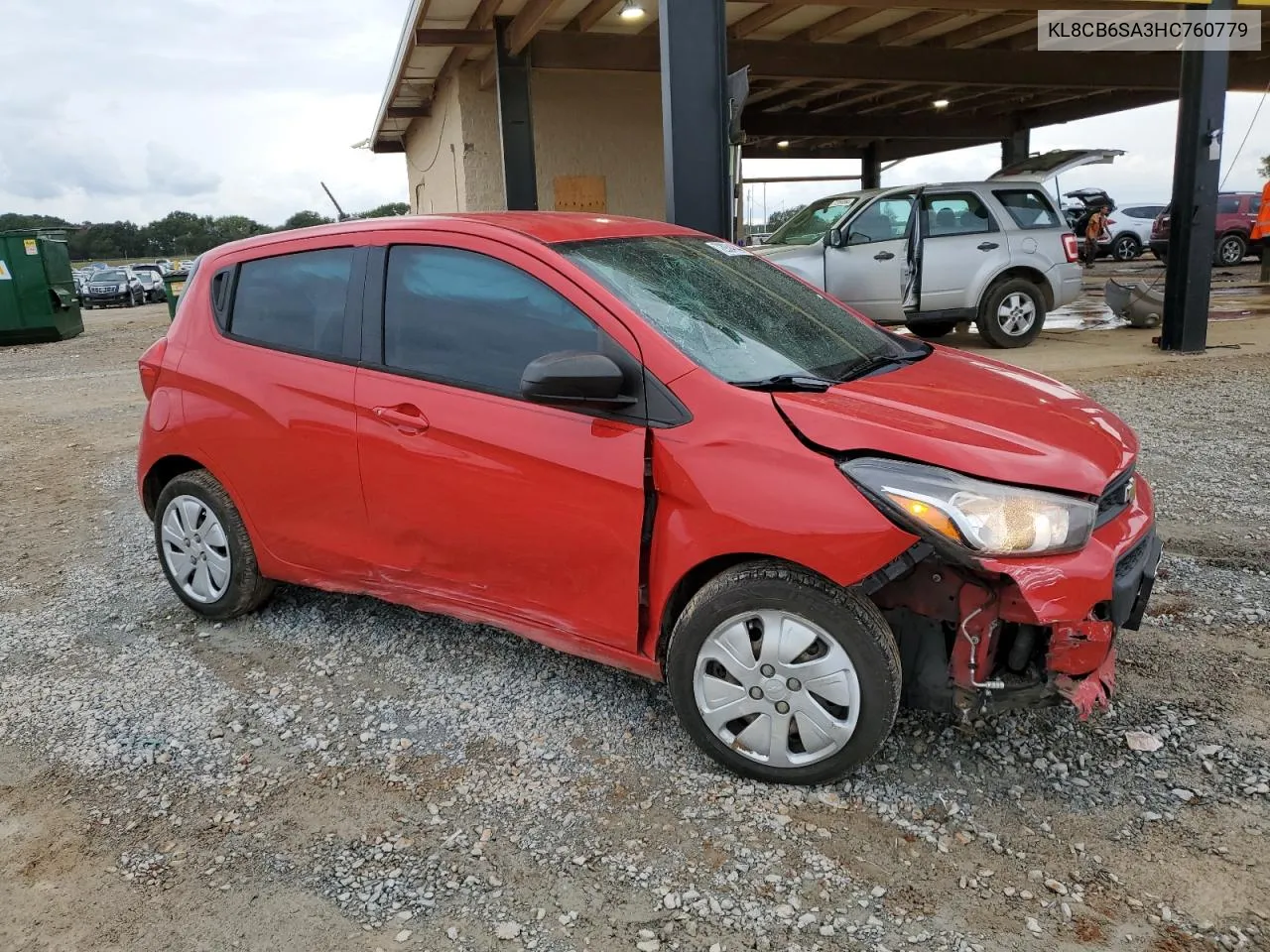 2017 Chevrolet Spark Ls VIN: KL8CB6SA3HC760779 Lot: 72934144