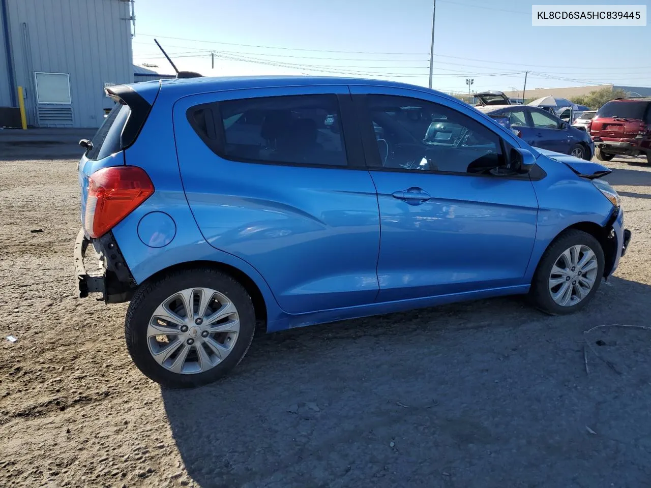 2017 Chevrolet Spark 1Lt VIN: KL8CD6SA5HC839445 Lot: 73374894