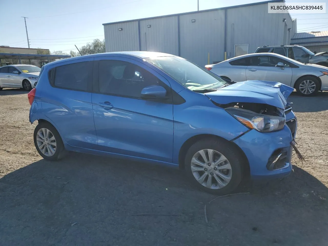 2017 Chevrolet Spark 1Lt VIN: KL8CD6SA5HC839445 Lot: 73374894