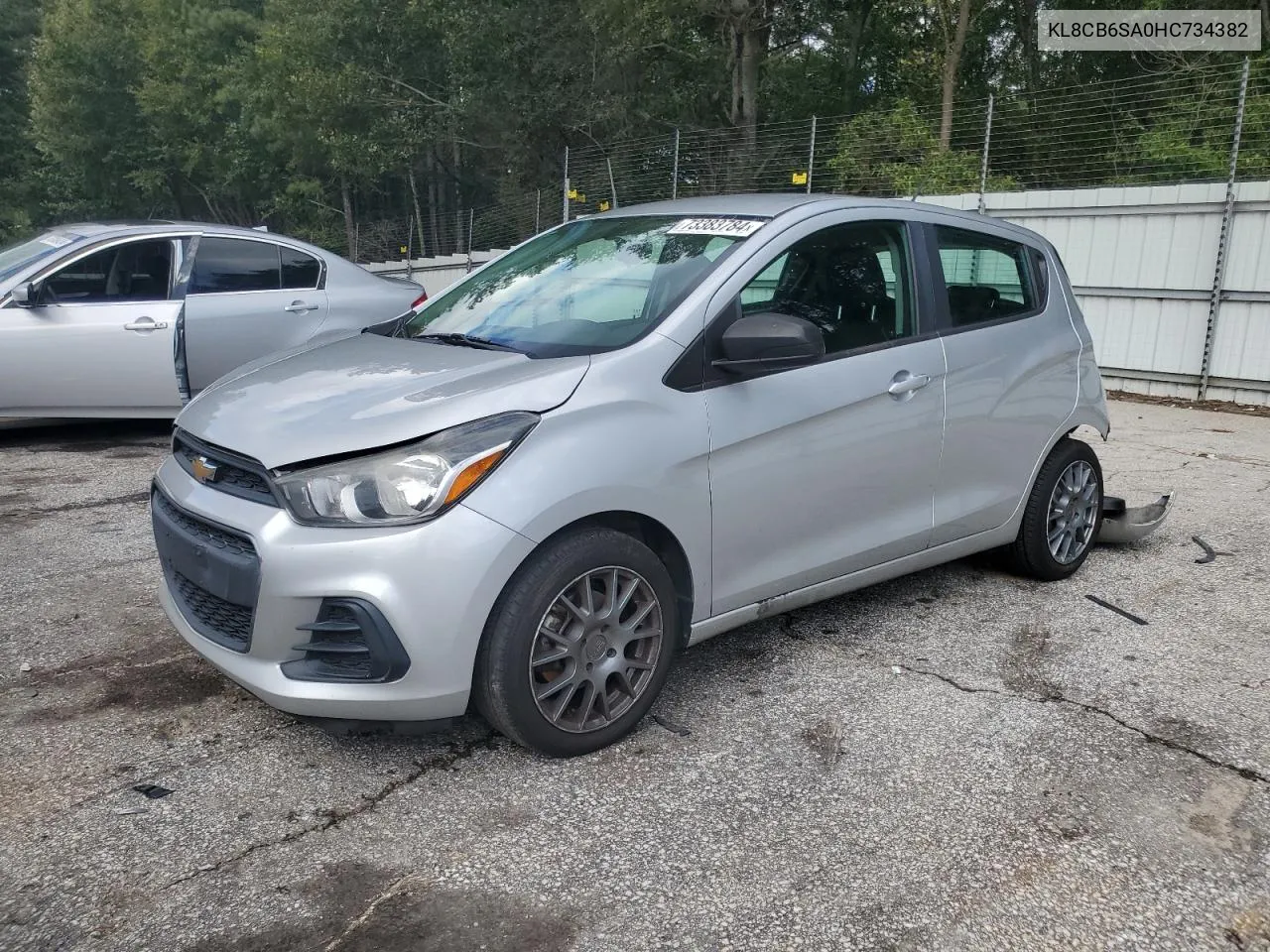 2017 Chevrolet Spark Ls VIN: KL8CB6SA0HC734382 Lot: 73383784