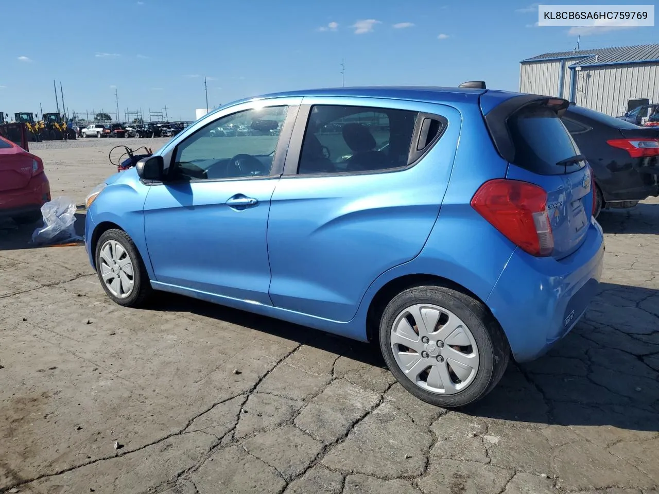 2017 Chevrolet Spark Ls VIN: KL8CB6SA6HC759769 Lot: 73411624