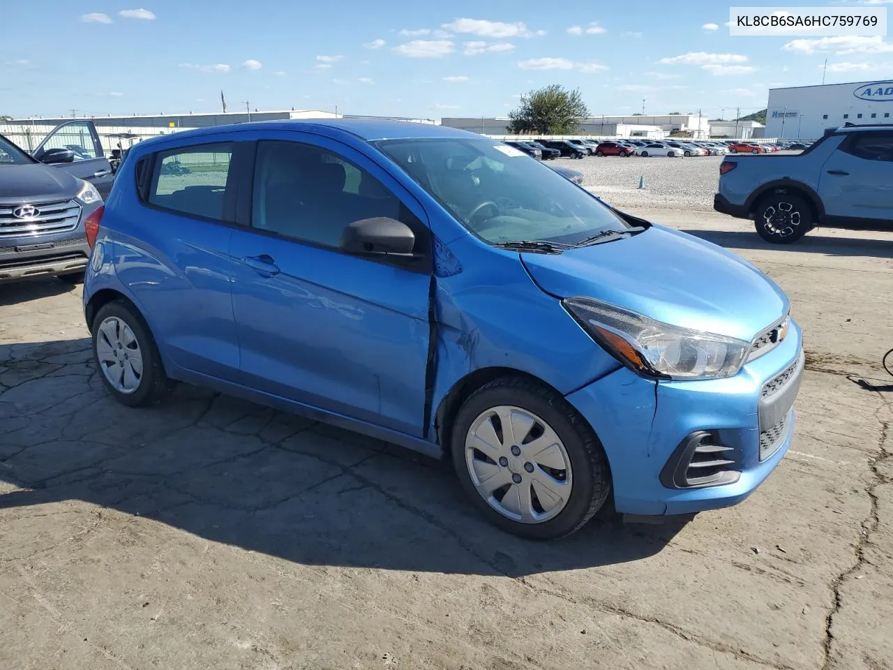 2017 Chevrolet Spark Ls VIN: KL8CB6SA6HC759769 Lot: 73411624