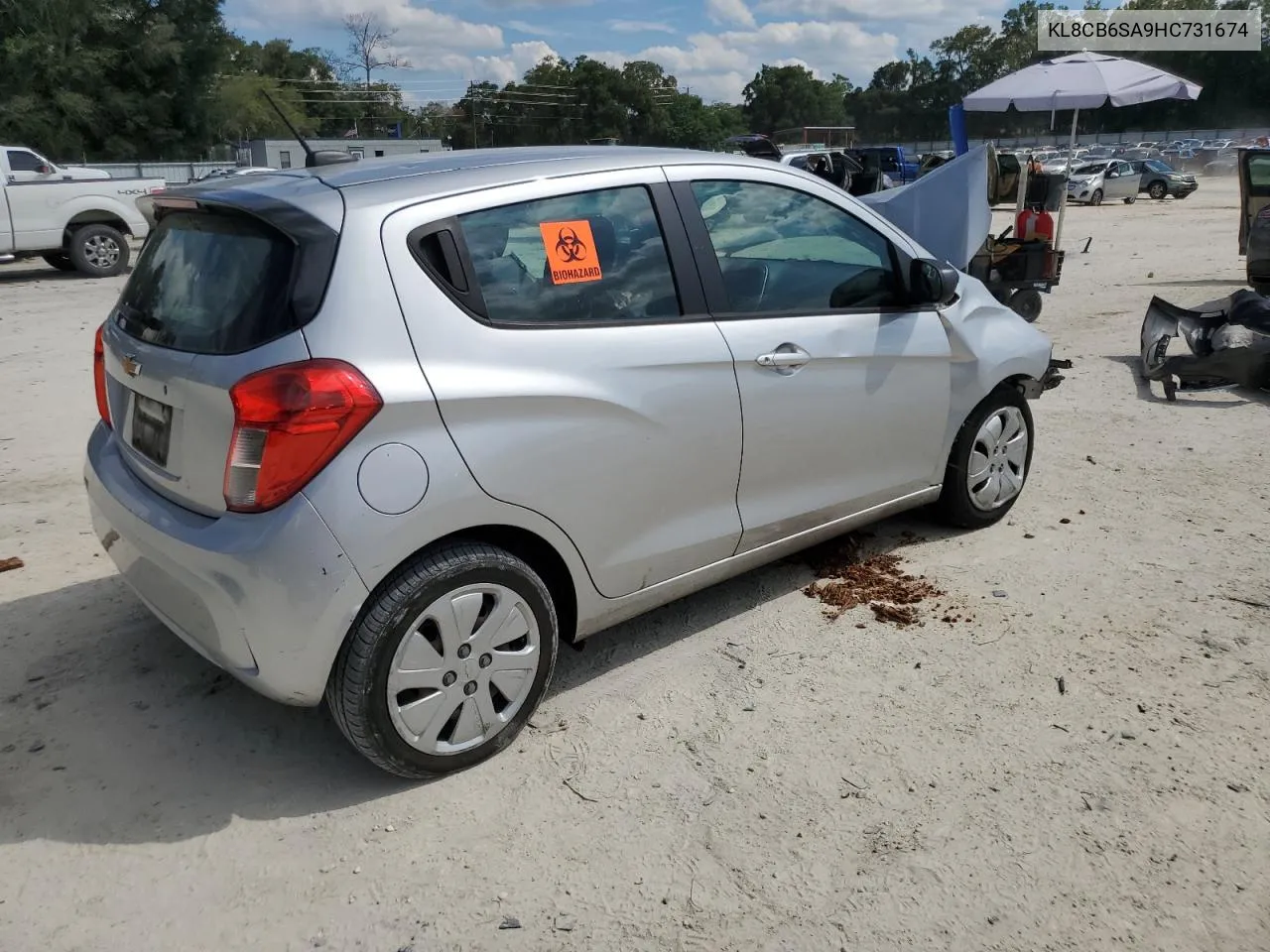 2017 Chevrolet Spark Ls VIN: KL8CB6SA9HC731674 Lot: 73839814