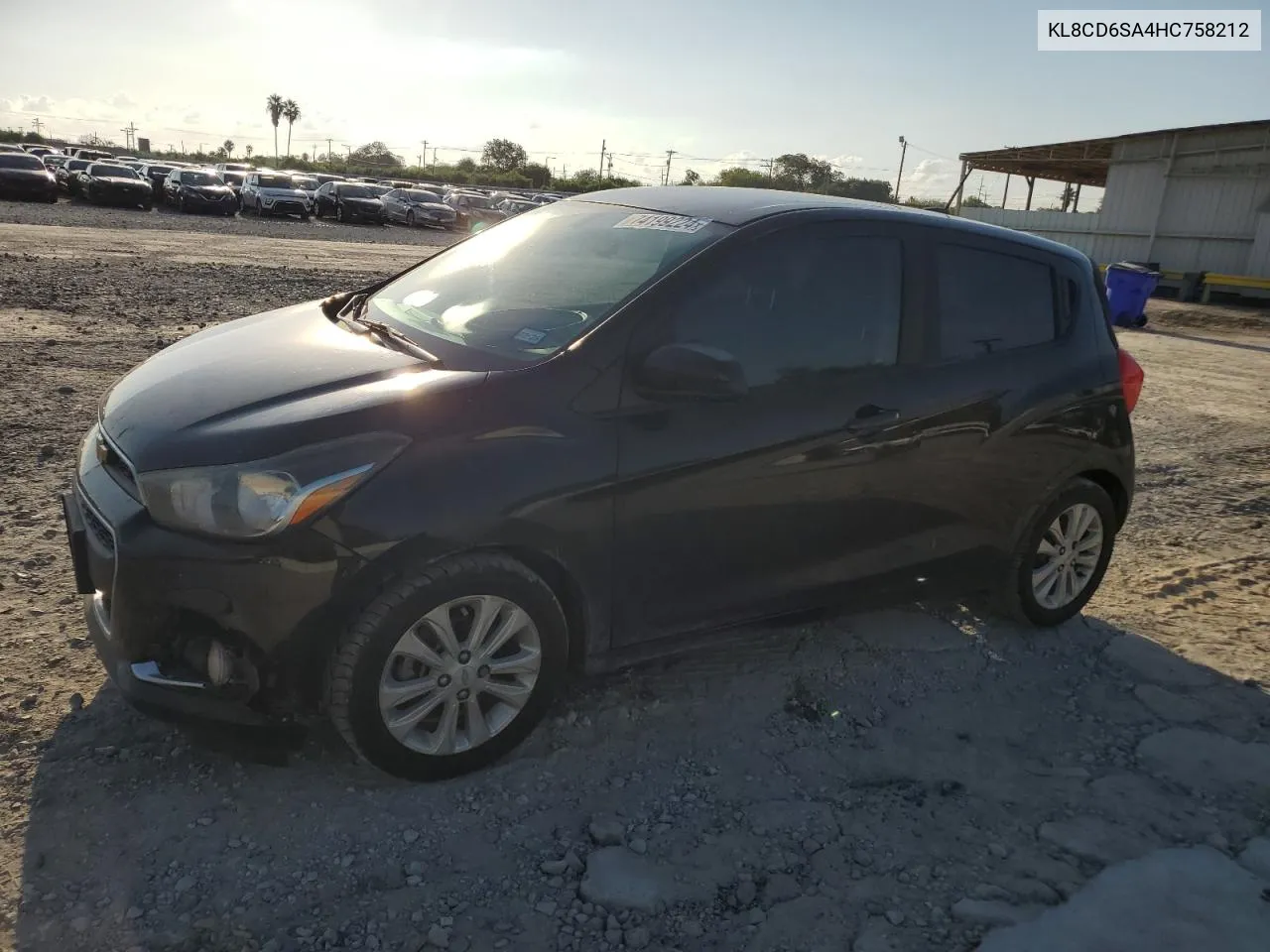 2017 Chevrolet Spark 1Lt VIN: KL8CD6SA4HC758212 Lot: 74199224