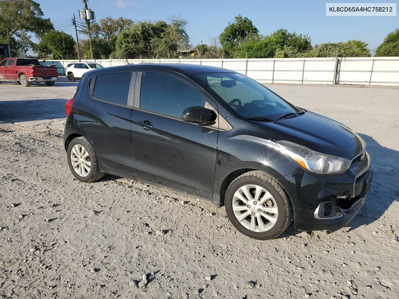 2017 Chevrolet Spark 1Lt VIN: KL8CD6SA4HC758212 Lot: 74199224