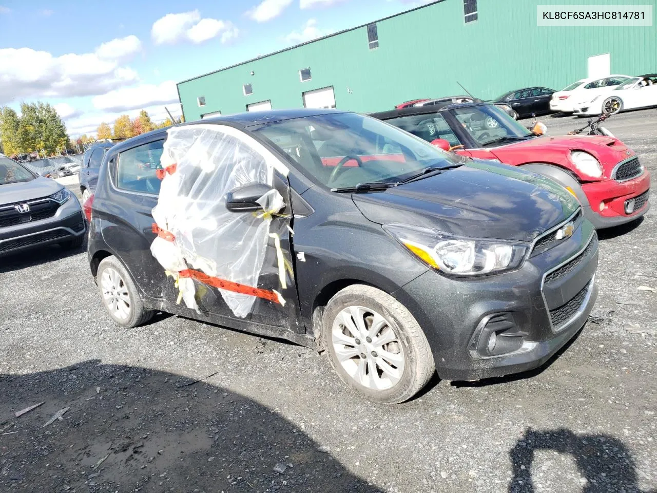 2017 Chevrolet Spark 2Lt VIN: KL8CF6SA3HC814781 Lot: 74831694