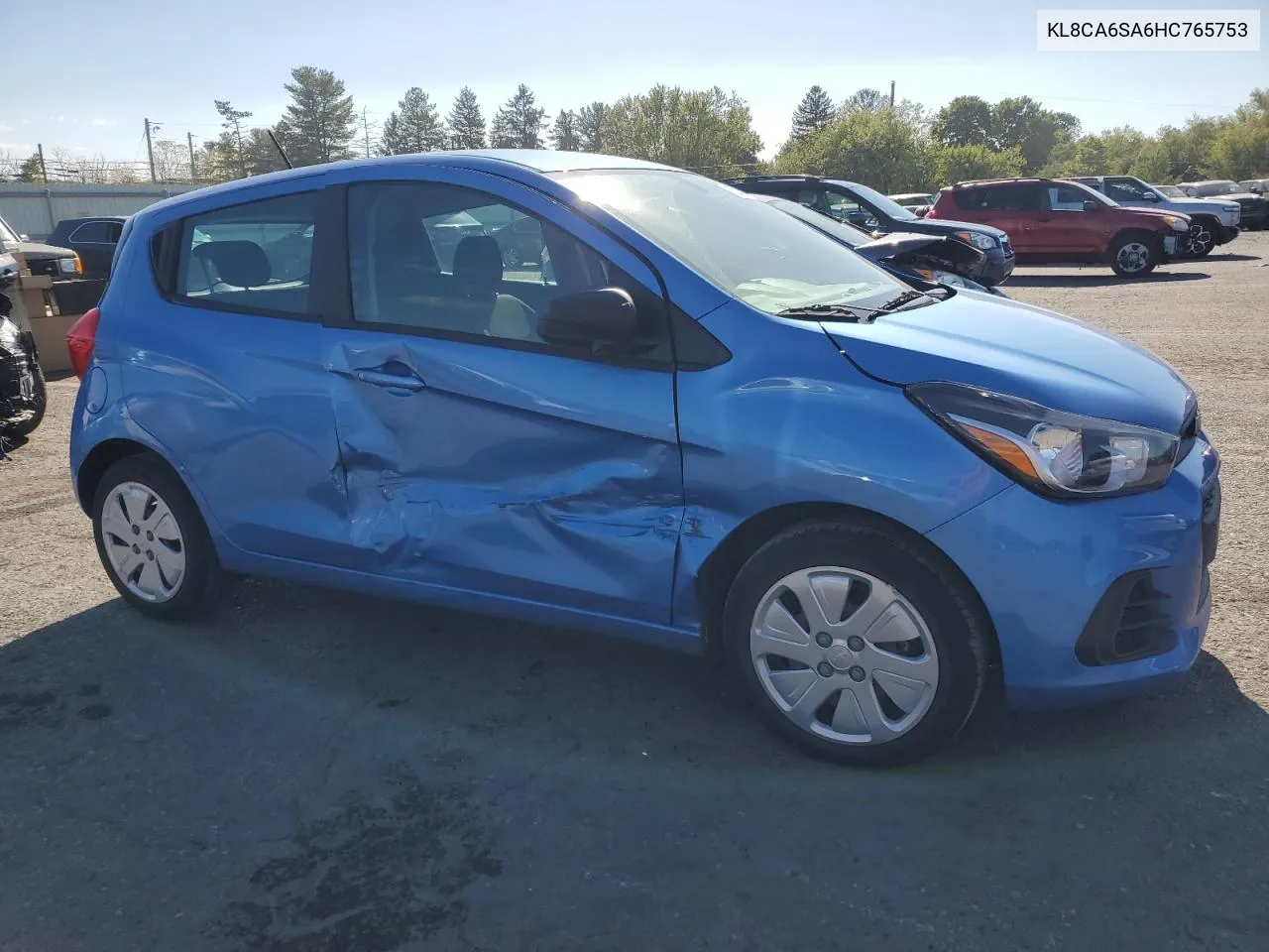 2017 Chevrolet Spark Ls VIN: KL8CA6SA6HC765753 Lot: 75443394