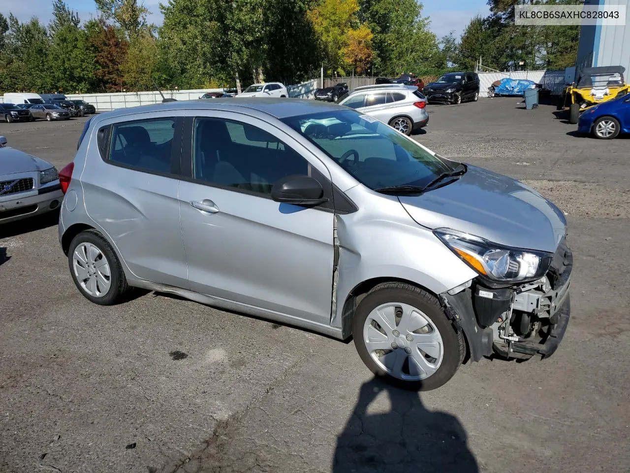 2017 Chevrolet Spark Ls VIN: KL8CB6SAXHC828043 Lot: 75491164