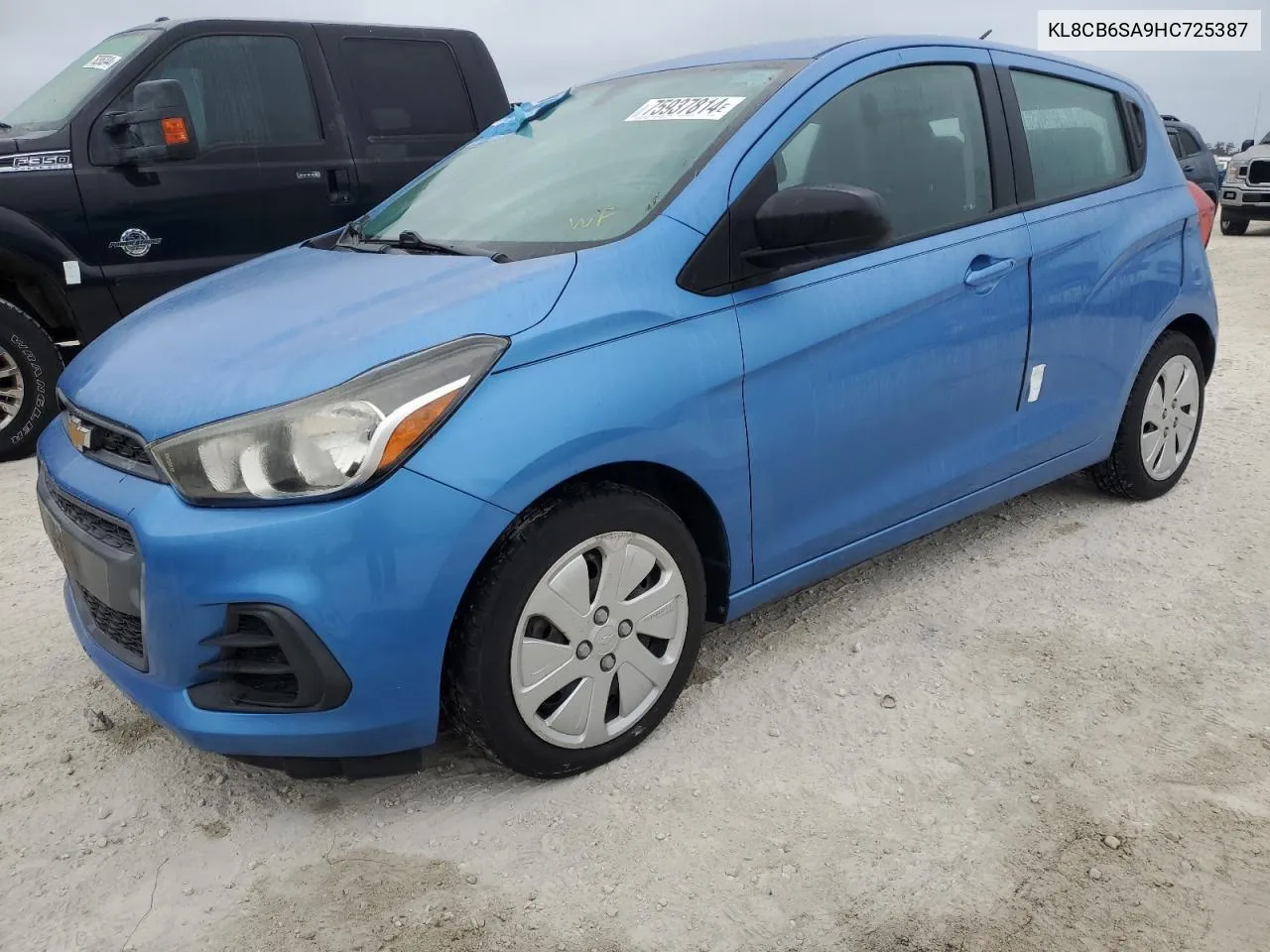 2017 Chevrolet Spark Ls VIN: KL8CB6SA9HC725387 Lot: 75937814