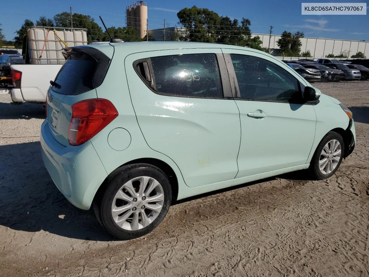 2017 Chevrolet Spark 1Lt VIN: KL8CD6SA7HC797067 Lot: 76133674