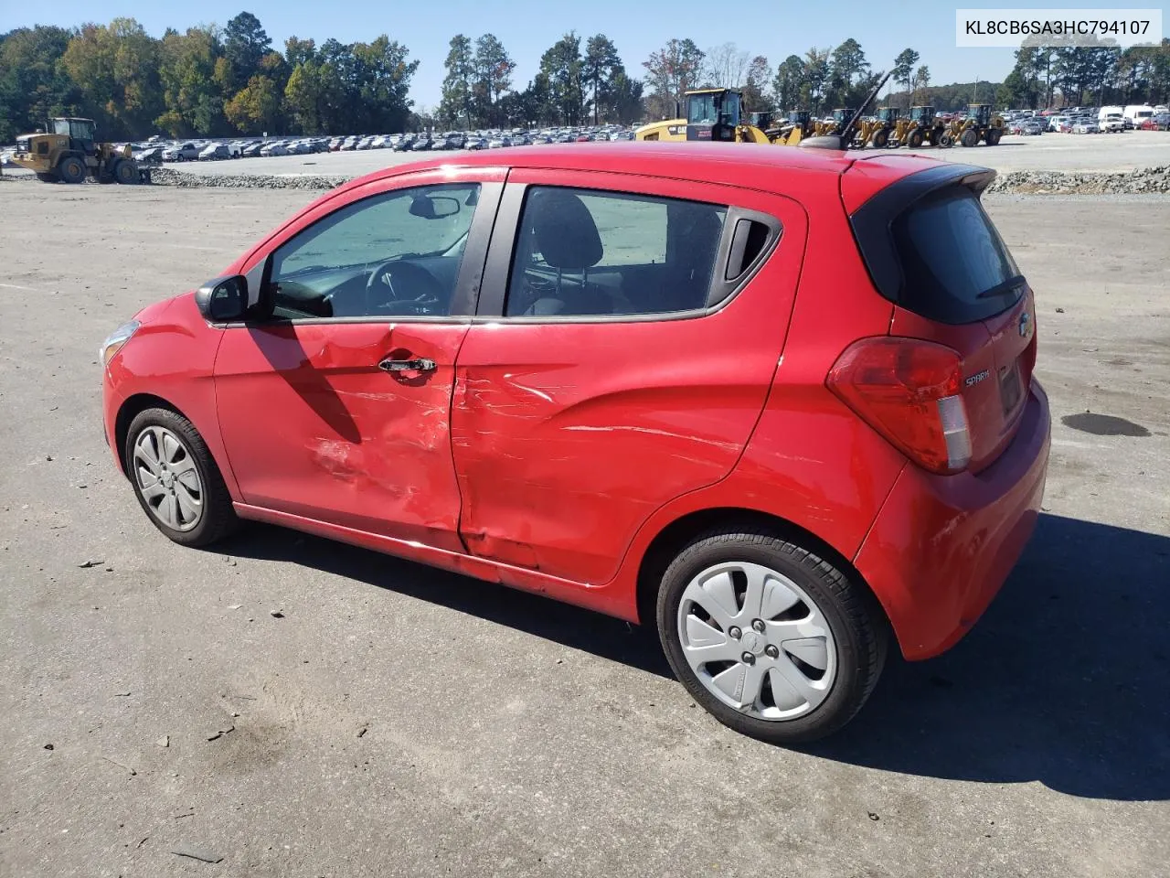 2017 Chevrolet Spark Ls VIN: KL8CB6SA3HC794107 Lot: 76768594