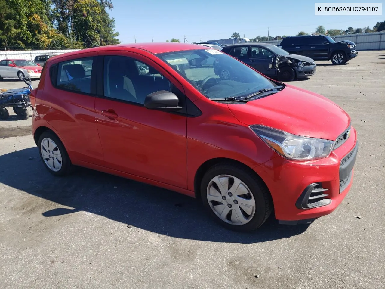 2017 Chevrolet Spark Ls VIN: KL8CB6SA3HC794107 Lot: 76768594