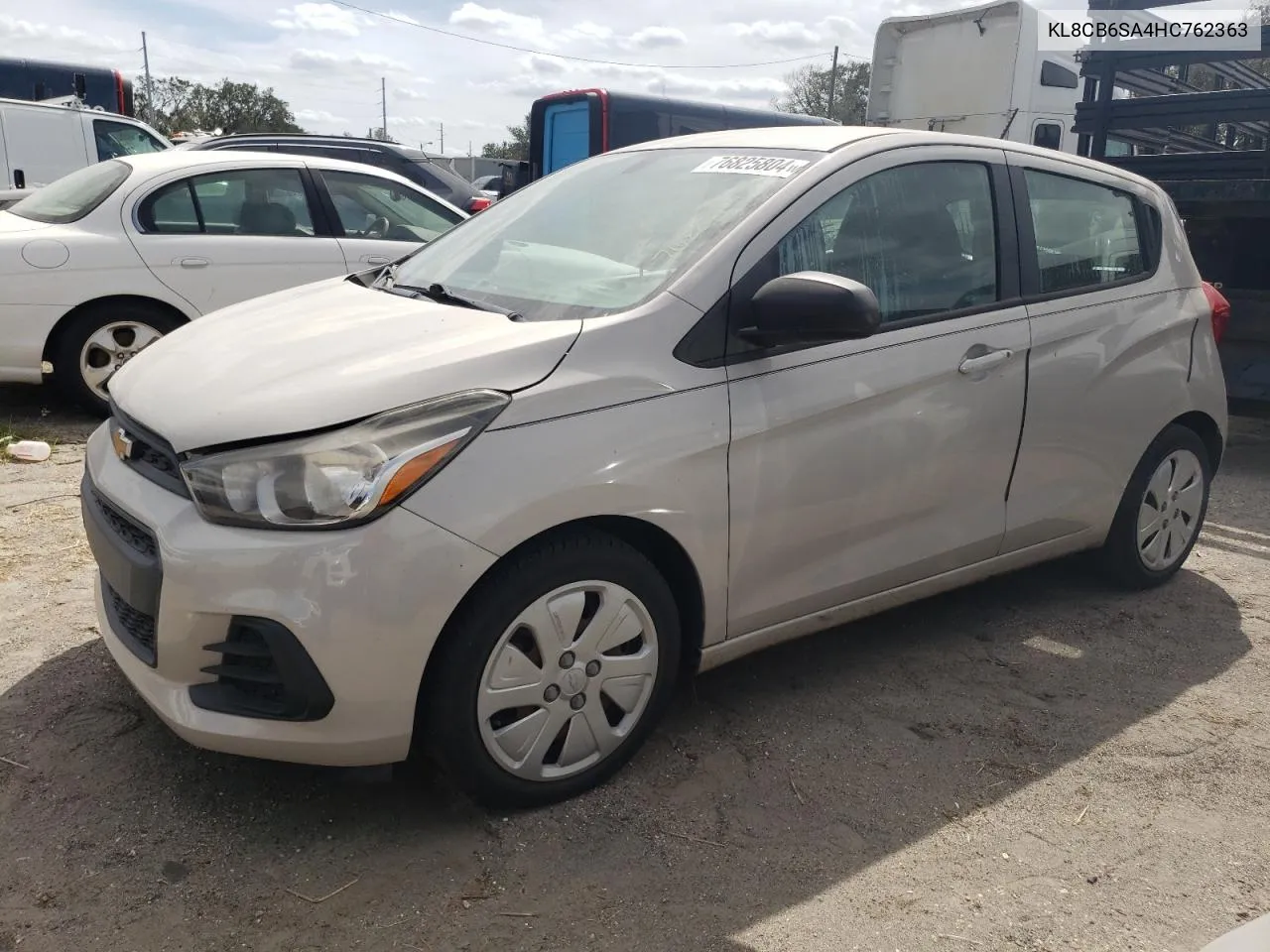 2017 Chevrolet Spark Ls VIN: KL8CB6SA4HC762363 Lot: 76825804