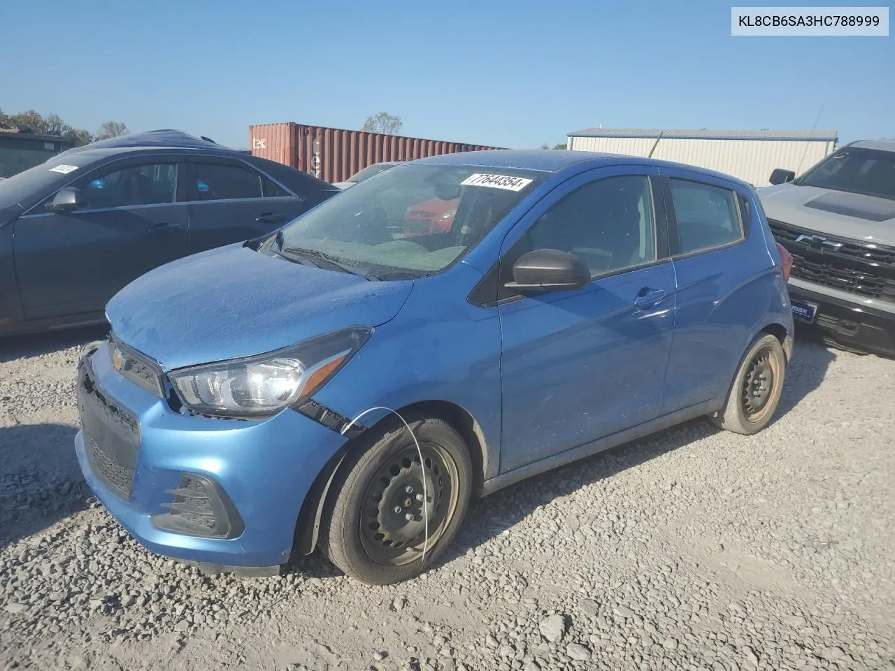 2017 Chevrolet Spark Ls VIN: KL8CB6SA3HC788999 Lot: 77644354