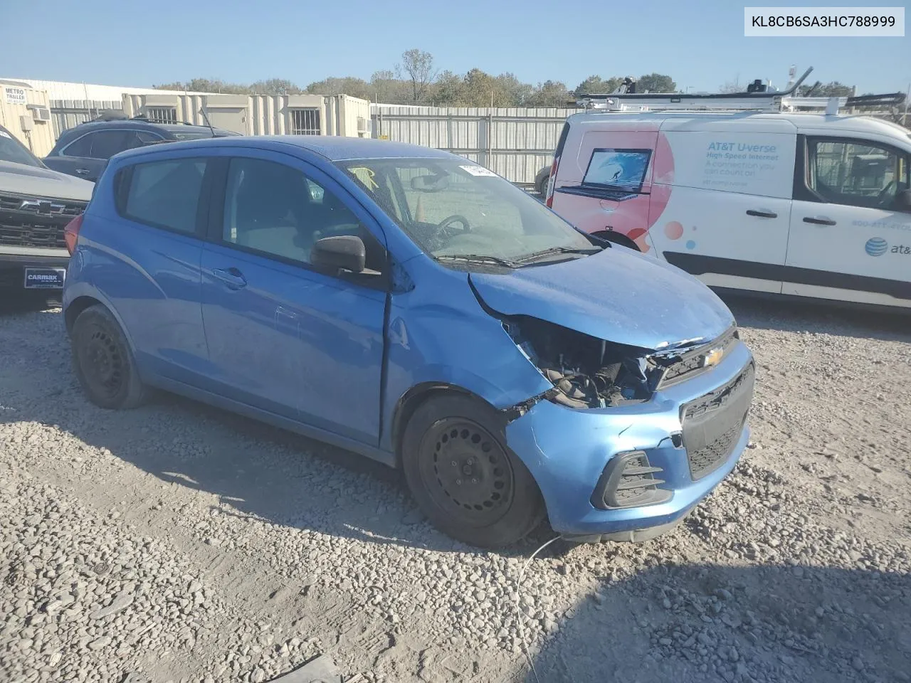 2017 Chevrolet Spark Ls VIN: KL8CB6SA3HC788999 Lot: 77644354