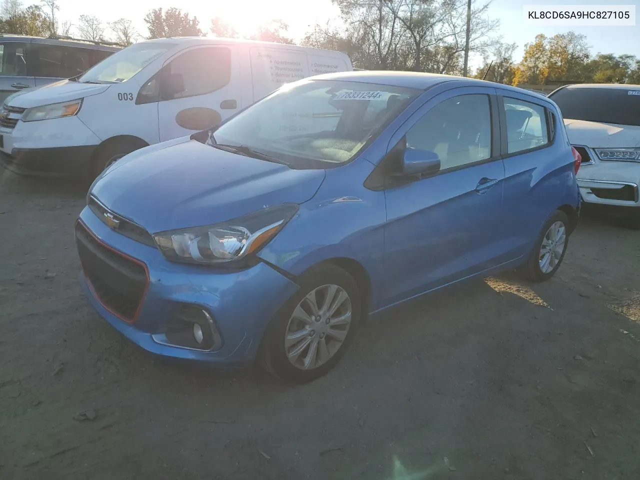 2017 Chevrolet Spark 1Lt VIN: KL8CD6SA9HC827105 Lot: 78331244