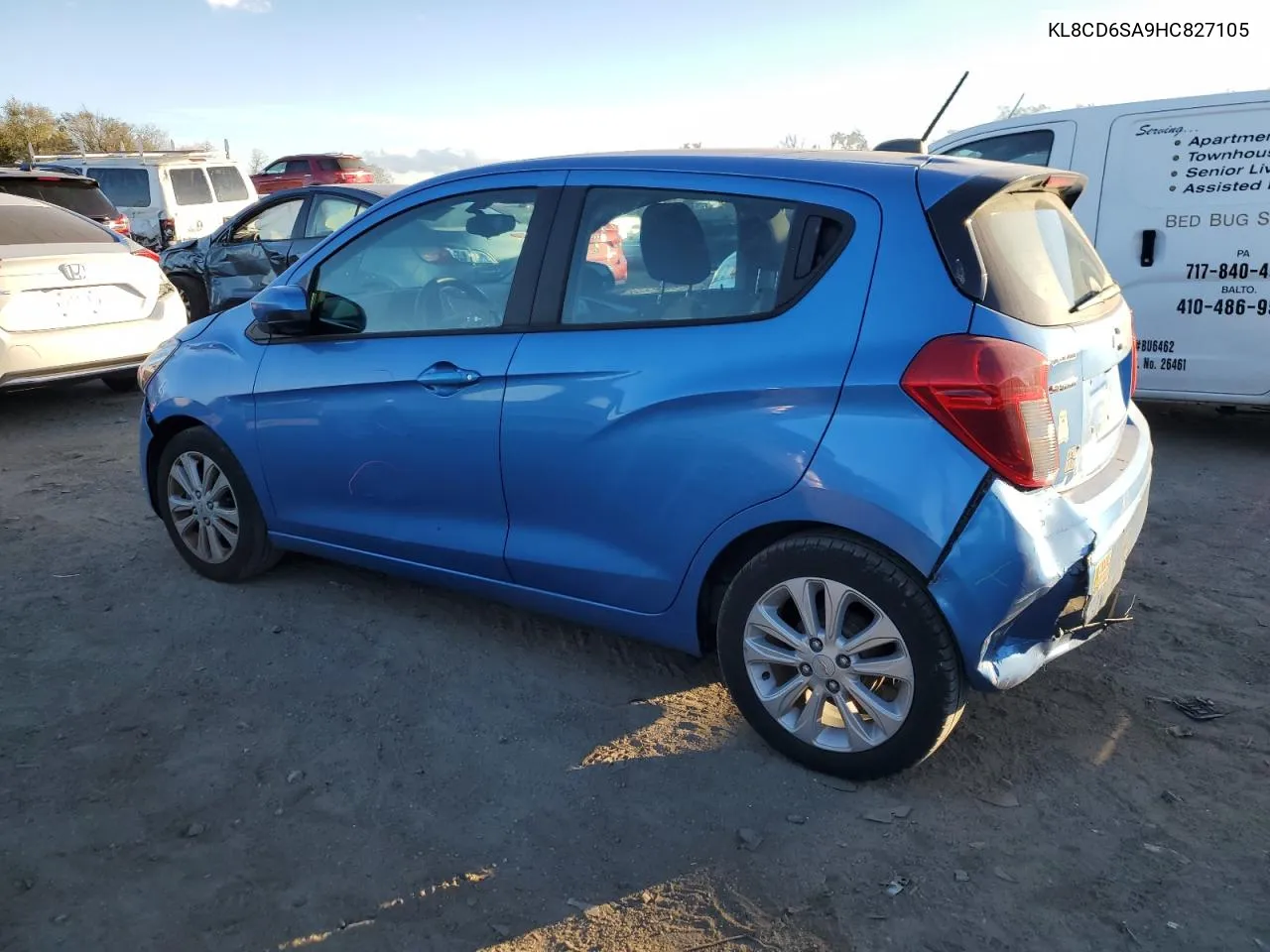 2017 Chevrolet Spark 1Lt VIN: KL8CD6SA9HC827105 Lot: 78331244