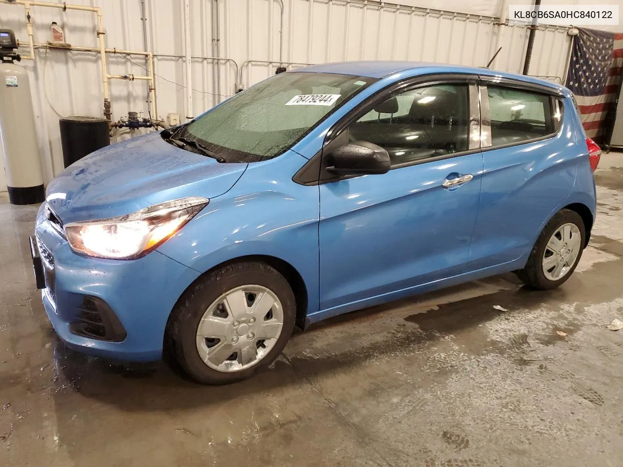 2017 Chevrolet Spark Ls VIN: KL8CB6SA0HC840122 Lot: 78479244