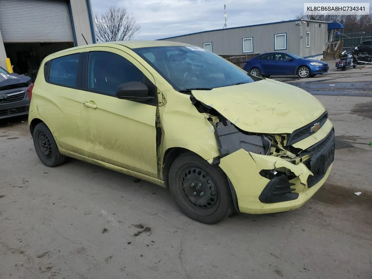 2017 Chevrolet Spark Ls VIN: KL8CB6SA8HC734341 Lot: 78884914