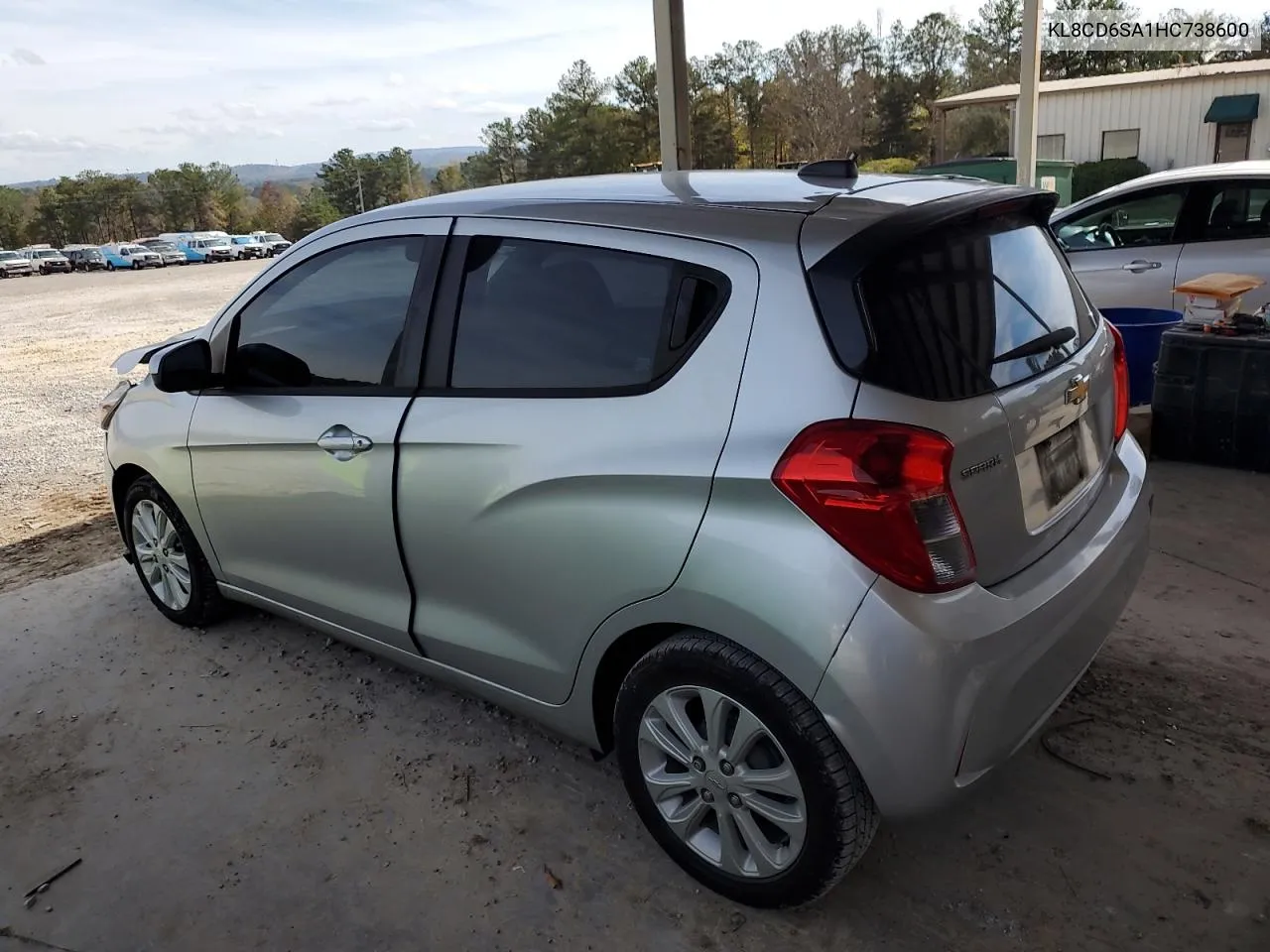 2017 Chevrolet Spark 1Lt VIN: KL8CD6SA1HC738600 Lot: 79055224