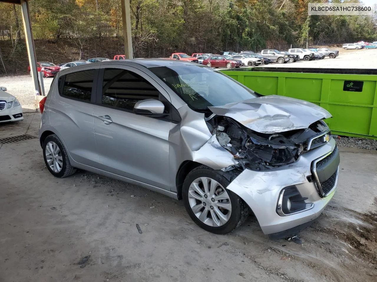 2017 Chevrolet Spark 1Lt VIN: KL8CD6SA1HC738600 Lot: 79055224