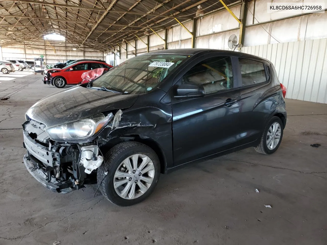 2017 Chevrolet Spark 1Lt VIN: KL8CD6SA6HC726958 Lot: 79723084