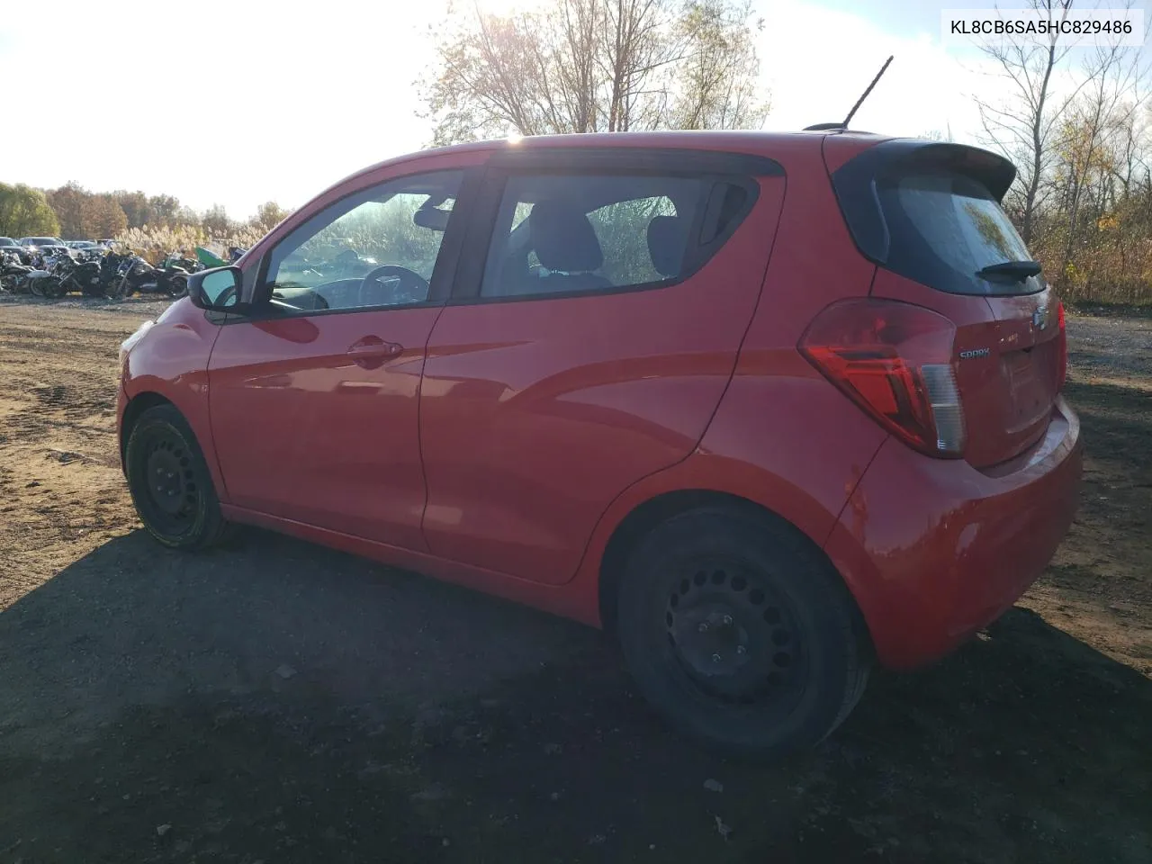 2017 Chevrolet Spark Ls VIN: KL8CB6SA5HC829486 Lot: 80206594